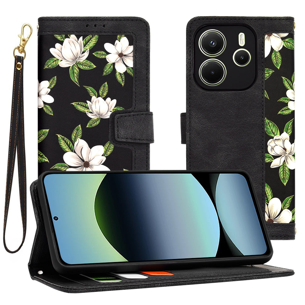 Kuori Xiaomi Redmi Note 14 4G:lle (Alueellinen), Techsuit, FlipCraft, Musta