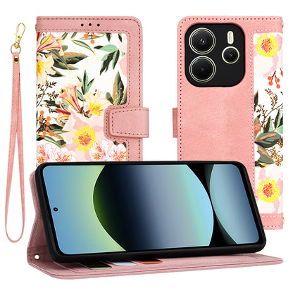Kuori Xiaomi Redmi Note 14 4G:lle (Alueellinen), Techsuit, FlipCraft, Vaaleanpunainen