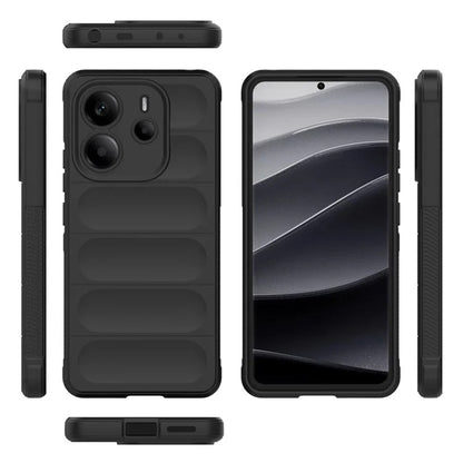 Kuori Xiaomi Redmi Note 14 4G:lle (Alueellinen), Techsuit, Magic Shield, Musta
