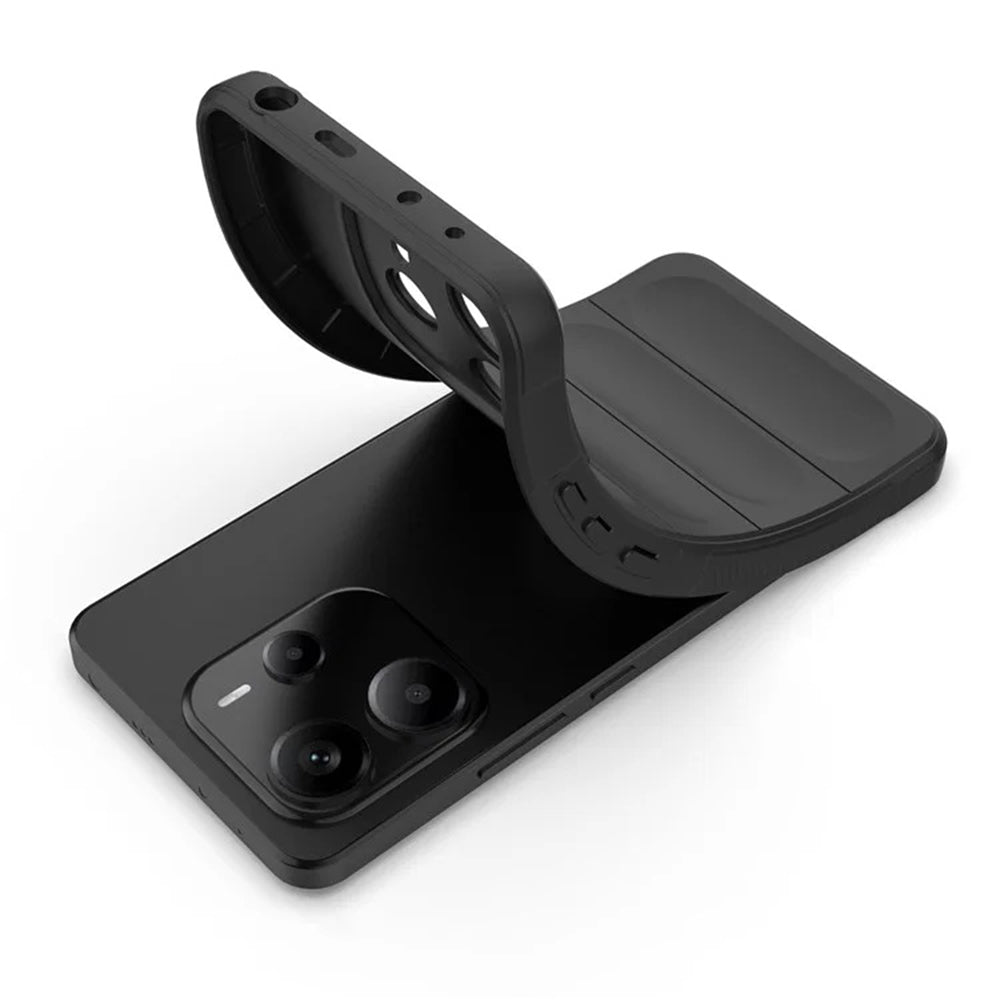 Kuori Xiaomi Redmi Note 14 4G:lle (Alueellinen), Techsuit, Magic Shield, Musta