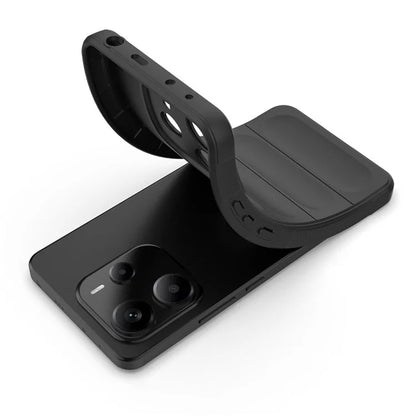 Kuori Xiaomi Redmi Note 14 4G:lle (Alueellinen), Techsuit, Magic Shield, Musta