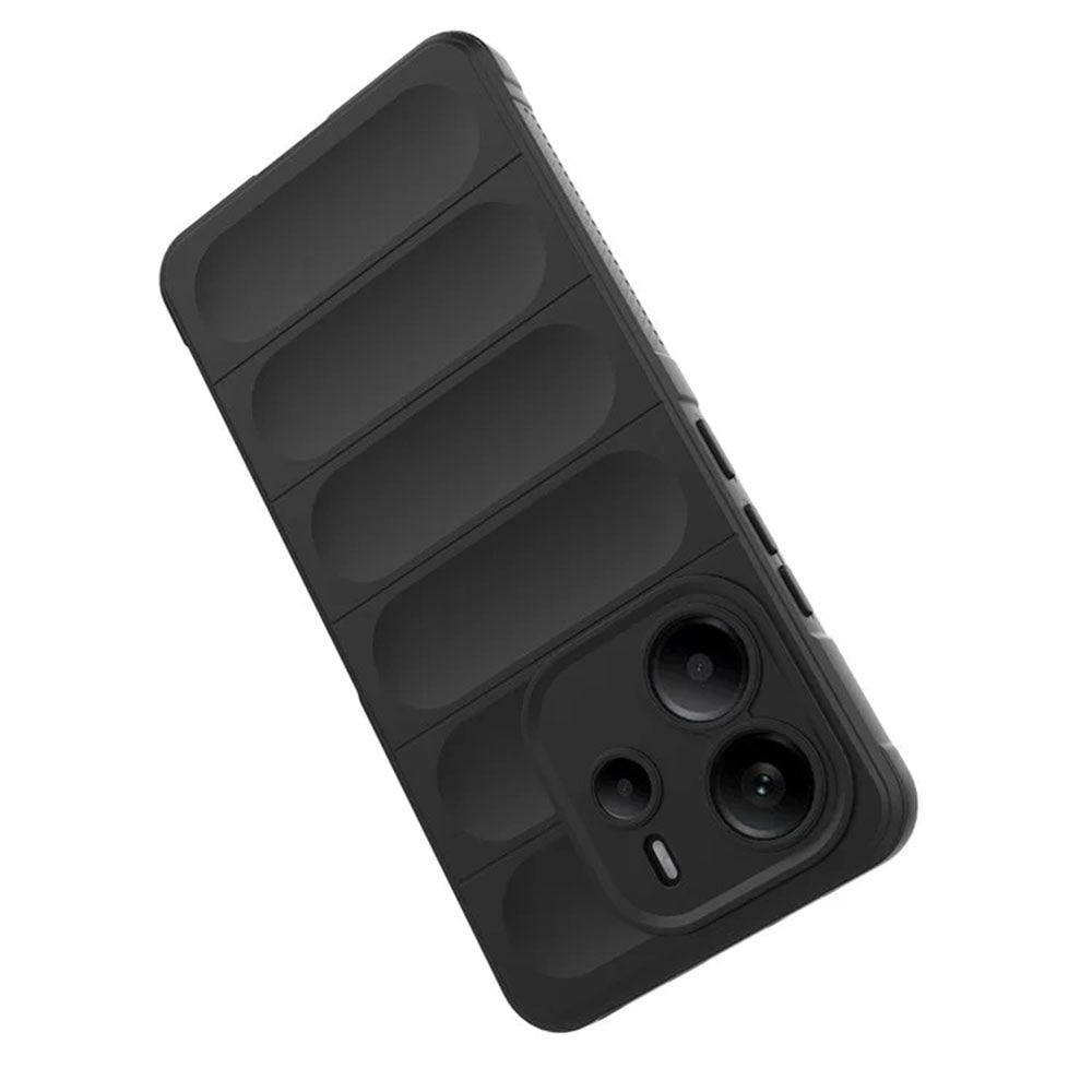 Kuori Xiaomi Redmi Note 14 4G:lle (Alueellinen), Techsuit, Magic Shield, Musta
