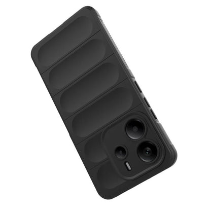 Kuori Xiaomi Redmi Note 14 4G:lle (Alueellinen), Techsuit, Magic Shield, Musta