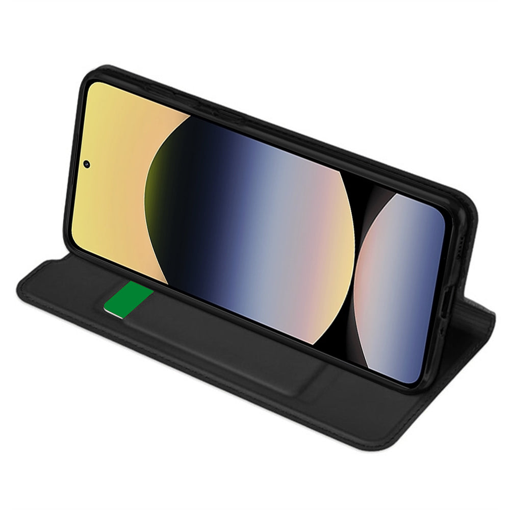 Kuori Xiaomi Redmi Note 14 4G:lle (Alueellinen), Techsuit, Magskin Book, Musta