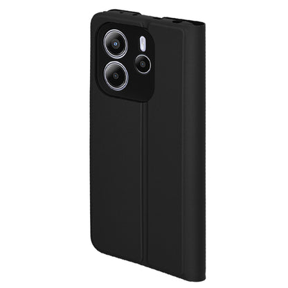 Kuori Xiaomi Redmi Note 14 4G:lle (Alueellinen), Techsuit, Magskin Book, Musta