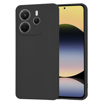 Kuori Xiaomi Redmi Note 14 4G:lle (Alueellinen), Techsuit, SoftFlex, Musta
