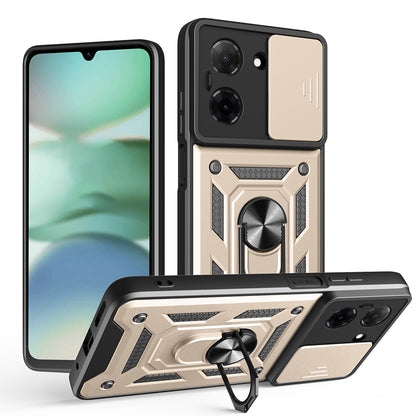Case for Xiaomi Redmi Note 14 4G (Standard), Techsuit, CamShield, Gold