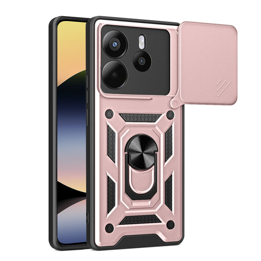 Case for Xiaomi Redmi Note 14 4G (Standard), Techsuit, CamShield, Pink