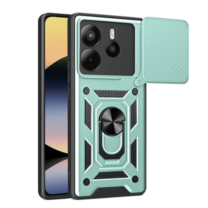 Kuori Xiaomi Redmi Note 14 4G:lle (Standard), Techsuit, CamShield, Vihreä