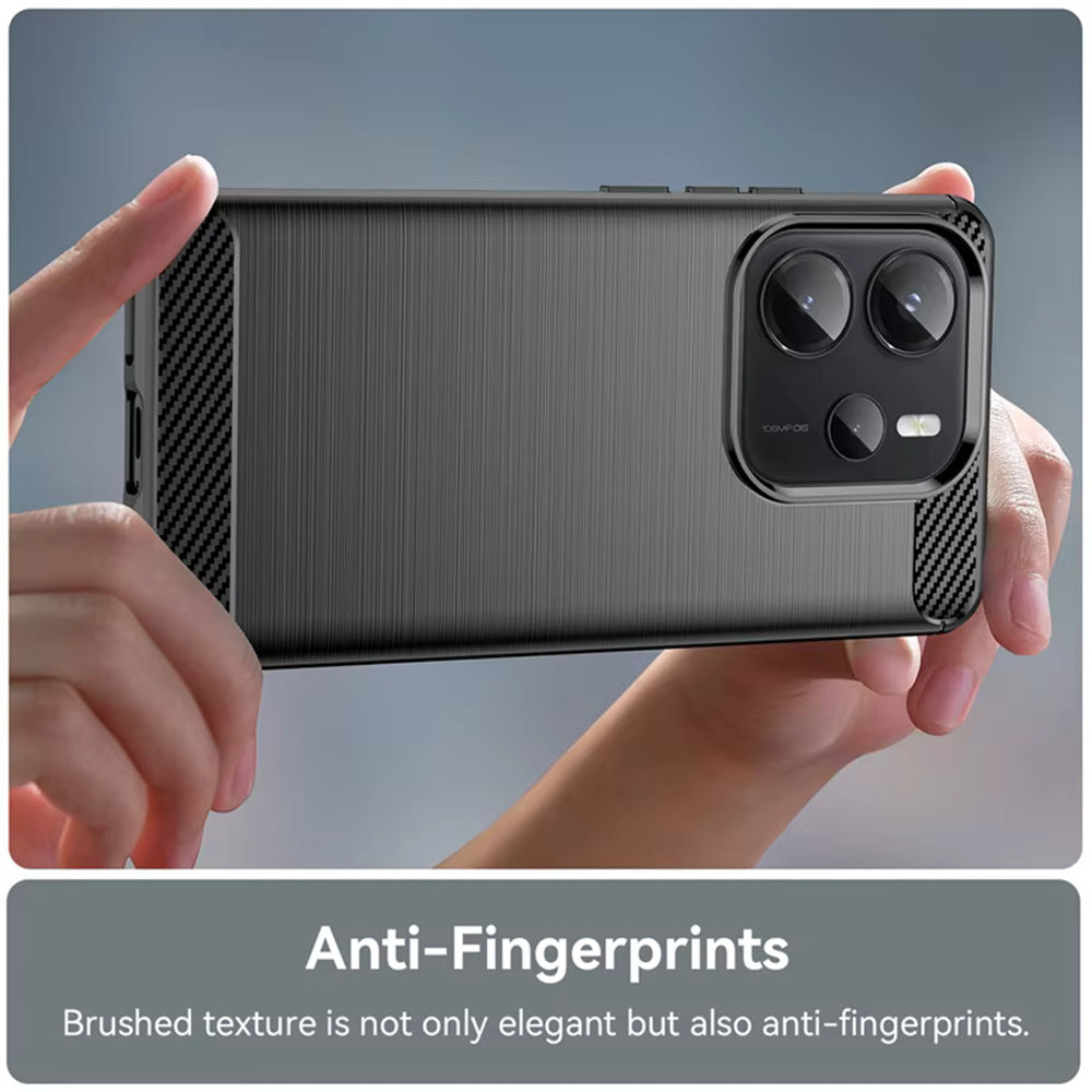 Case for Xiaomi Redmi Note 14 4G (Standard), Techsuit, Carbon, Black