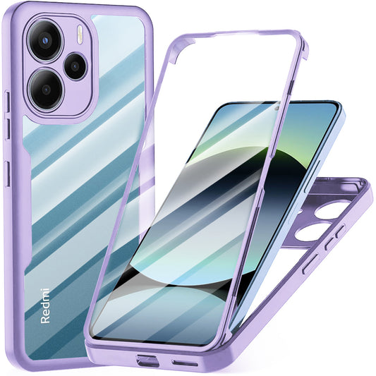 Case for Xiaomi Redmi Note 14 4G (Standard), Techsuit, ColorVerse 360, Purple