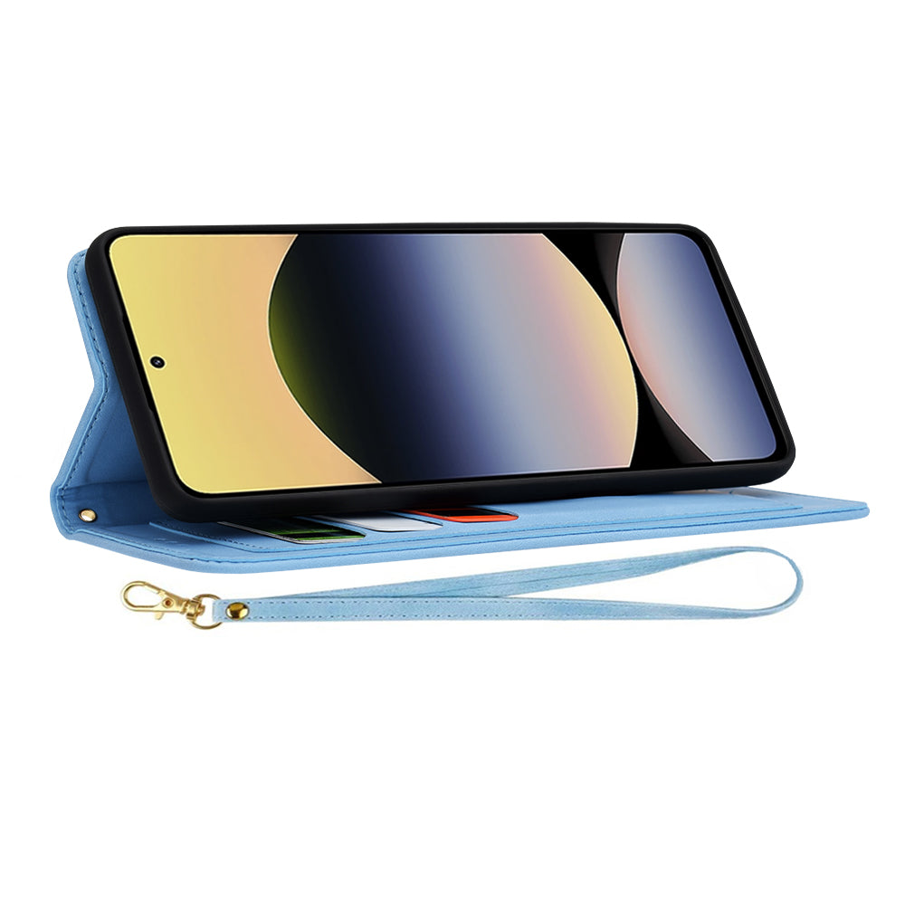 Kuori Xiaomi Redmi Note 14 4G:lle (Standard), Techsuit, FlipCraft, Sininen