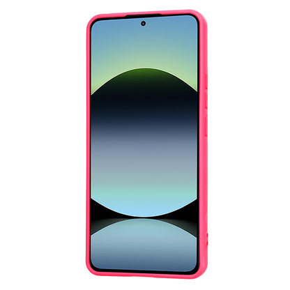 Kuori Xiaomi Redmi Note 14 4G:lle (Standard), Techsuit, SoftFlex, Tummanpunainen