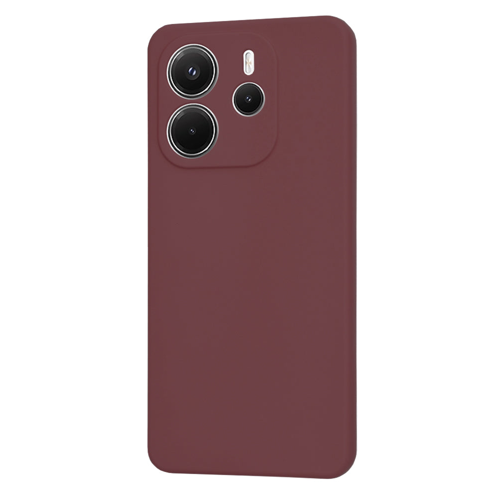 Case for Xiaomi Redmi Note 14 4G (Standard), Techsuit, SoftFlex, Burgundy