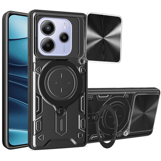 Kuori Xiaomi Redmi Note 14 5G:lle, Techsuit, CamGuard Pro, Musta