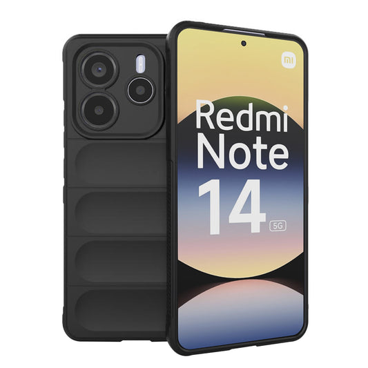 Kuori Xiaomi Redmi Note 14 5G:lle, Techsuit, Magic Shield, Musta