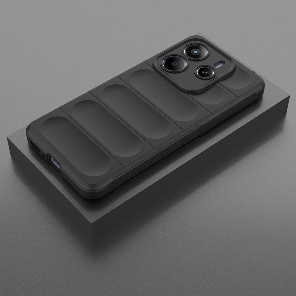 Kuori Xiaomi Redmi Note 14 5G:lle, Techsuit, Magic Shield, Musta