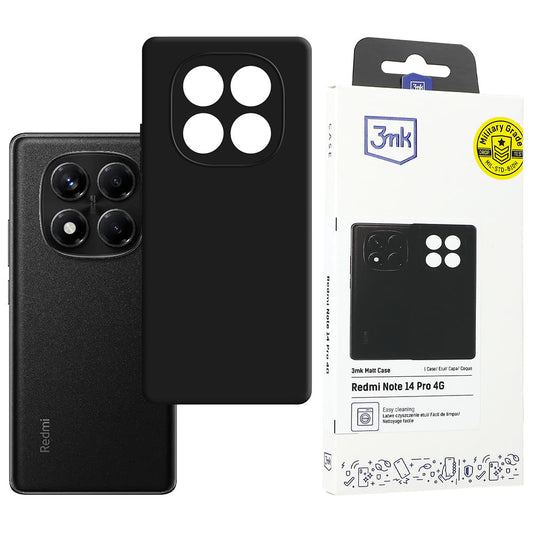 Kuori Xiaomi Redmi Note 14 Pro 4G:lle, 3MK, Mattamusta