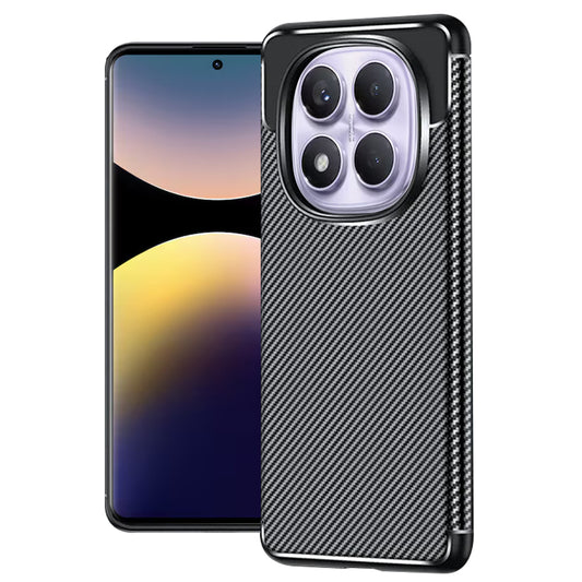 Kuori Xiaomi Redmi Note 14 Pro 4G:lle, Techsuit, Hiilikuitu, Musta