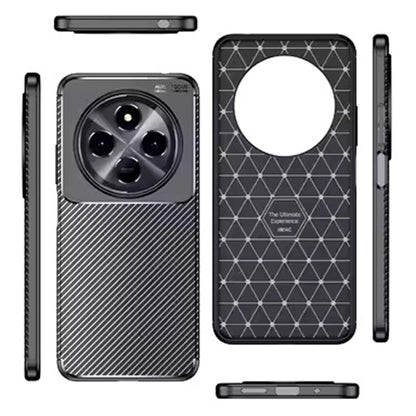 Case for Xiaomi Redmi Note 14 Pro 4G, Techsuit, CarbonFiber, Black