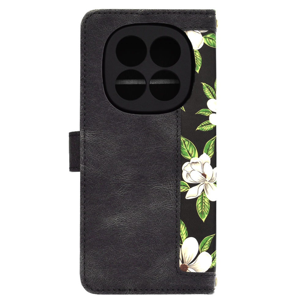 Kuori Xiaomi Redmi Note 14 Pro 4G:lle, Techsuit, FlipCraft, Musta