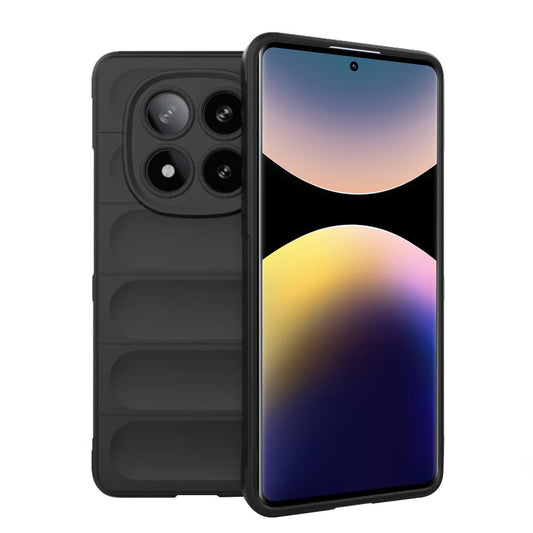 Kuori Xiaomi Redmi Note 14 Pro 4G:lle, Techsuit, Magic Shield, Musta