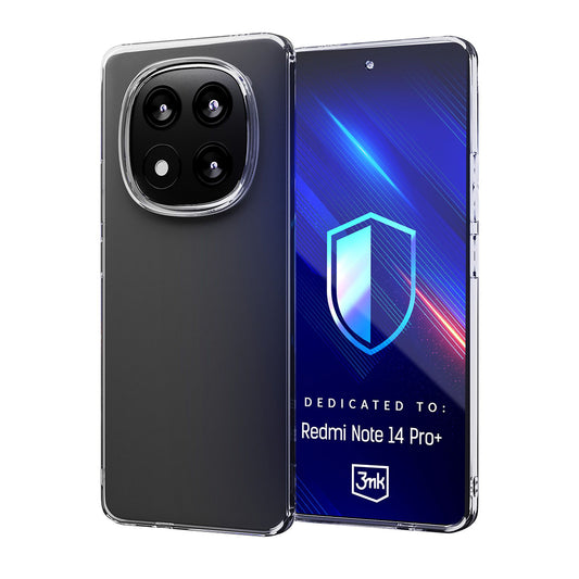 Kuori Xiaomi Redmi Note 14 Pro+ 5G:lle, 3MK, Kirkas, Läpinäkyvä