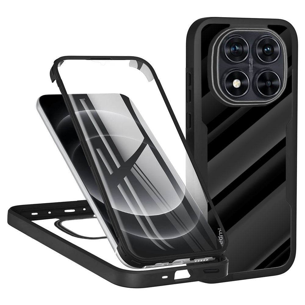 Kuori Xiaomi Redmi Note 14 Pro+ 5G / Note 14 Pro 5G / Poco X7:lle, Techsuit, ColorVerse 360, Musta