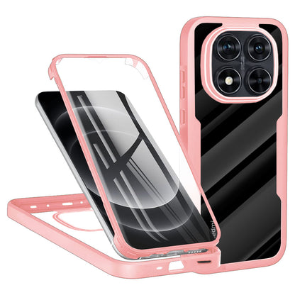 Kuori Xiaomi Redmi Note 14 Pro+ 5G / Note 14 Pro 5G / Poco X7:lle, Techsuit, ColorVerse 360, vaaleanpunainen