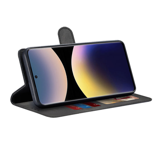 Kuori Xiaomi Redmi Note 14 Pro+ 5G:lle, Techsuit, Diary Book, Musta