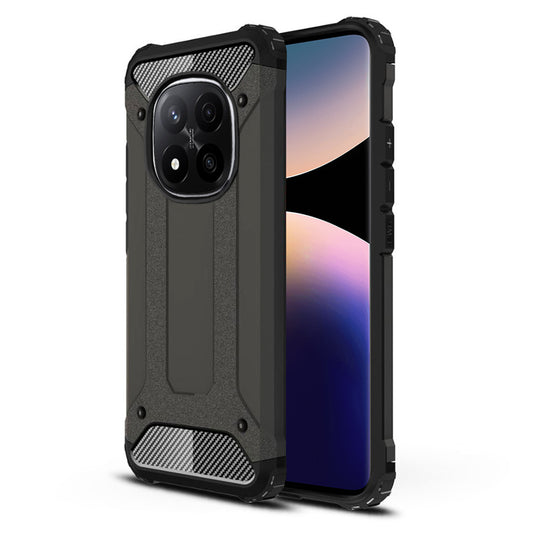 Kuori Xiaomi Redmi Note 14 Pro+ 5G:lle, Techsuit, Hybrid Armor, Musta