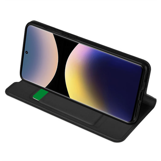 Kuori Xiaomi Redmi Note 14 Pro+ 5G:lle, Techsuit, Magskin Book, Musta