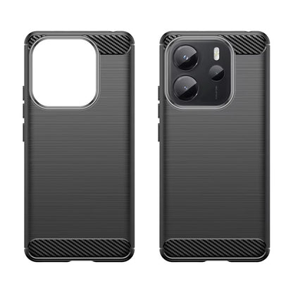 Kuori Xiaomi Redmi Note 14S:lle, Techsuit, Hiili, Musta