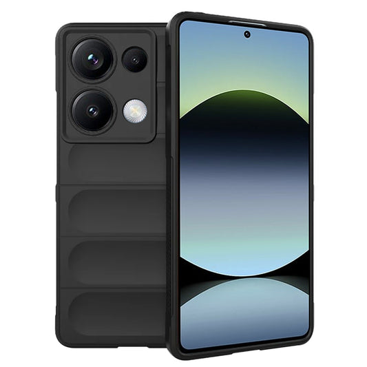 Kuori Xiaomi Redmi Note 14S:lle, Techsuit, Magic Shield, Musta