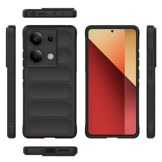 Kuori Xiaomi Redmi Note 14S:lle, Techsuit, Magic Shield, Musta
