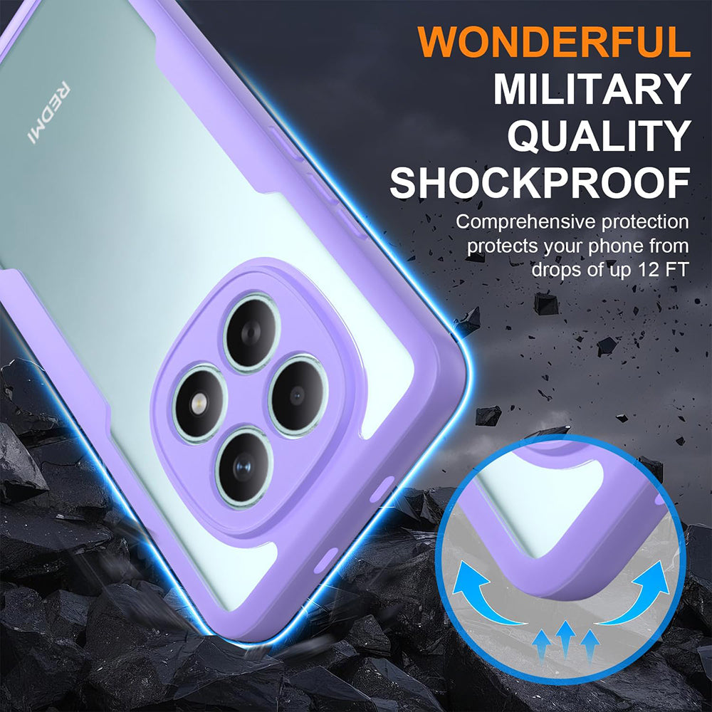 Suojakotelo Xiaomi Redmi Note 15 4G:lle, Techsuit, ColorVerse 360, Violetti