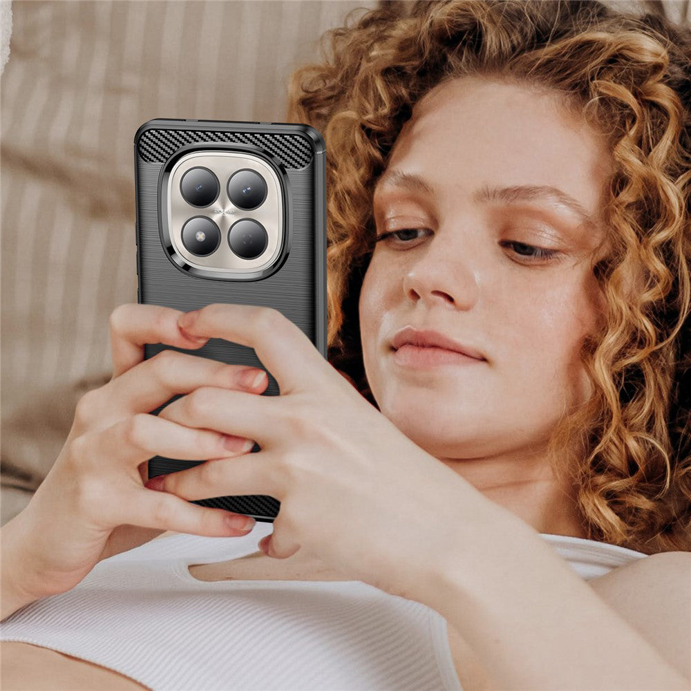 Suojakotelo Xiaomi Redmi Note 15 Pro 4G:lle, Techsuit, Carbon, Musta