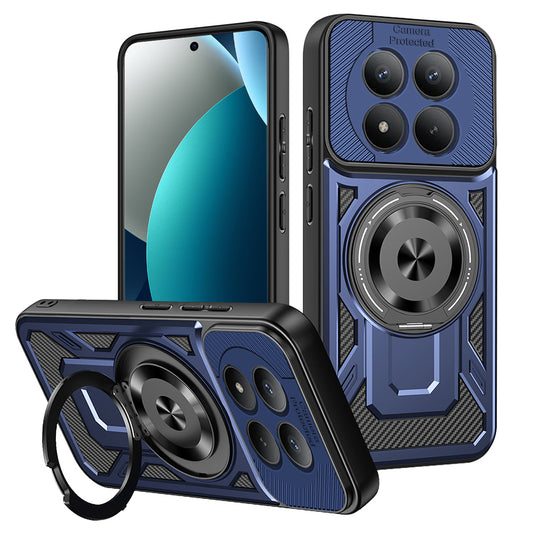 Suojakotelo Xiaomi Redmi Note 15 Pro 4G:lle, Techsuit, RuggedCam, Sininen