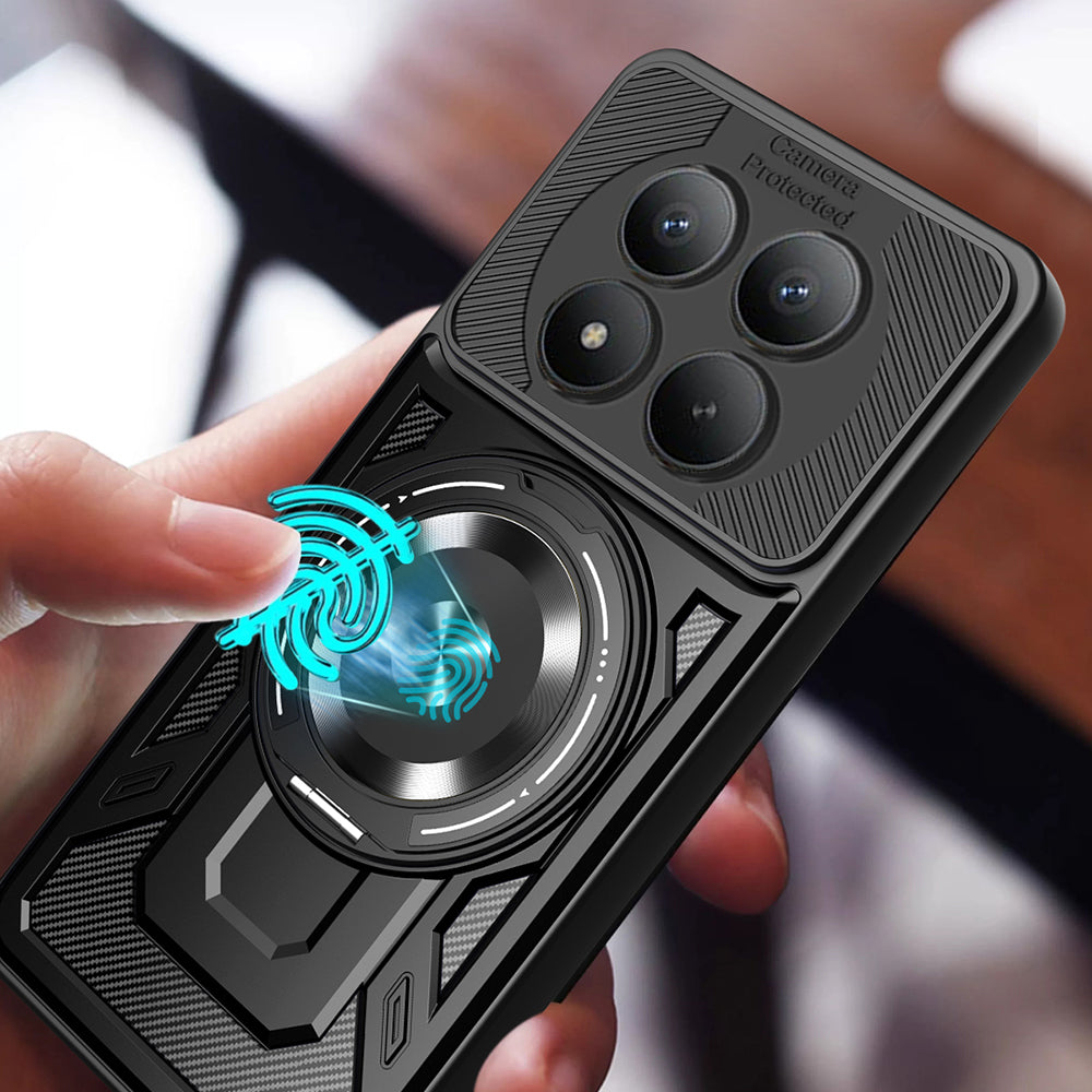Case for Xiaomi Redmi Note 15 Pro 4G, Techsuit, RuggedCam, Gray