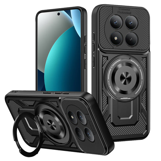 Suojakotelo Xiaomi Redmi Note 15 Pro 4G:lle, Techsuit, RuggedCam, Musta