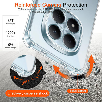 Kotelo Xiaomi Redmi Note 15 Pro 4G:lle, Techsuit, Iskunkestävä Läpinäkyvä