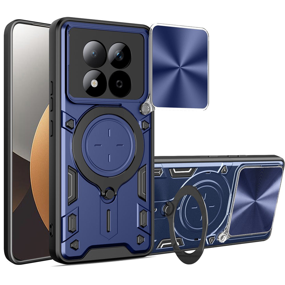 Suojakotelo Xiaomi Redmi Note 15 Pro 5G:lle, Techsuit, CamGuard Pro, Sininen