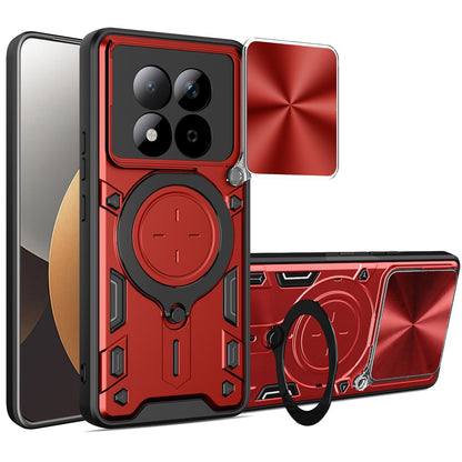 Suojakotelo Xiaomi Redmi Note 15 Pro 5G:lle, Techsuit, CamGuard Pro, Punainen