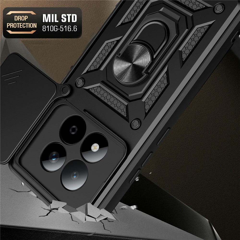 Suojakotelo Xiaomi Redmi Note 15 Pro 5G:lle, Techsuit, CamShield, Musta