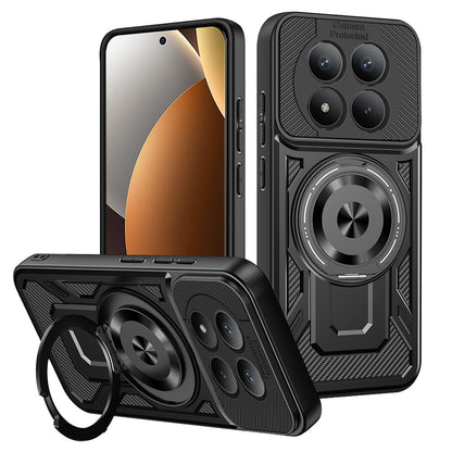 Suojakotelo Xiaomi Redmi Note 15 Pro 5G:lle, Techsuit, RuggedCam, Musta