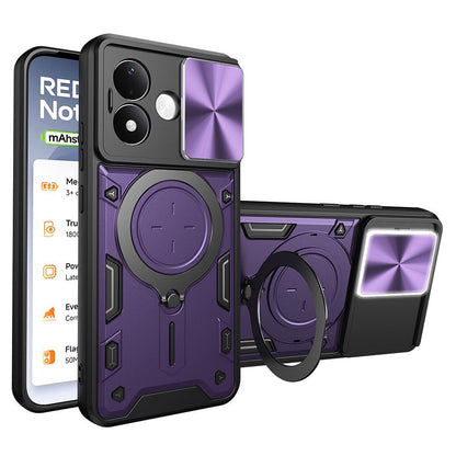 Suojakuori Xiaomi Redmi Note 17 4G / Note 17 5G -puhelimelle, Techsuit CamGuard Pro, violetti
