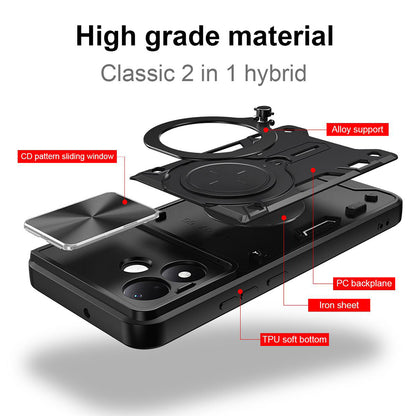 Case for Xiaomi Redmi Note 17 4G / Note 17 5G, Techsuit, CamGuard Pro, Black