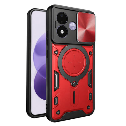 Suojakuori Xiaomi Redmi Note 17 4G / Note 17 5G -puhelimelle, Techsuit CamGuard Pro, punainen