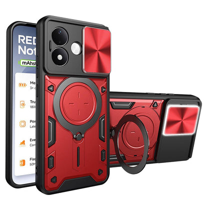 Suojakuori Xiaomi Redmi Note 17 4G / Note 17 5G -puhelimelle, Techsuit CamGuard Pro, punainen