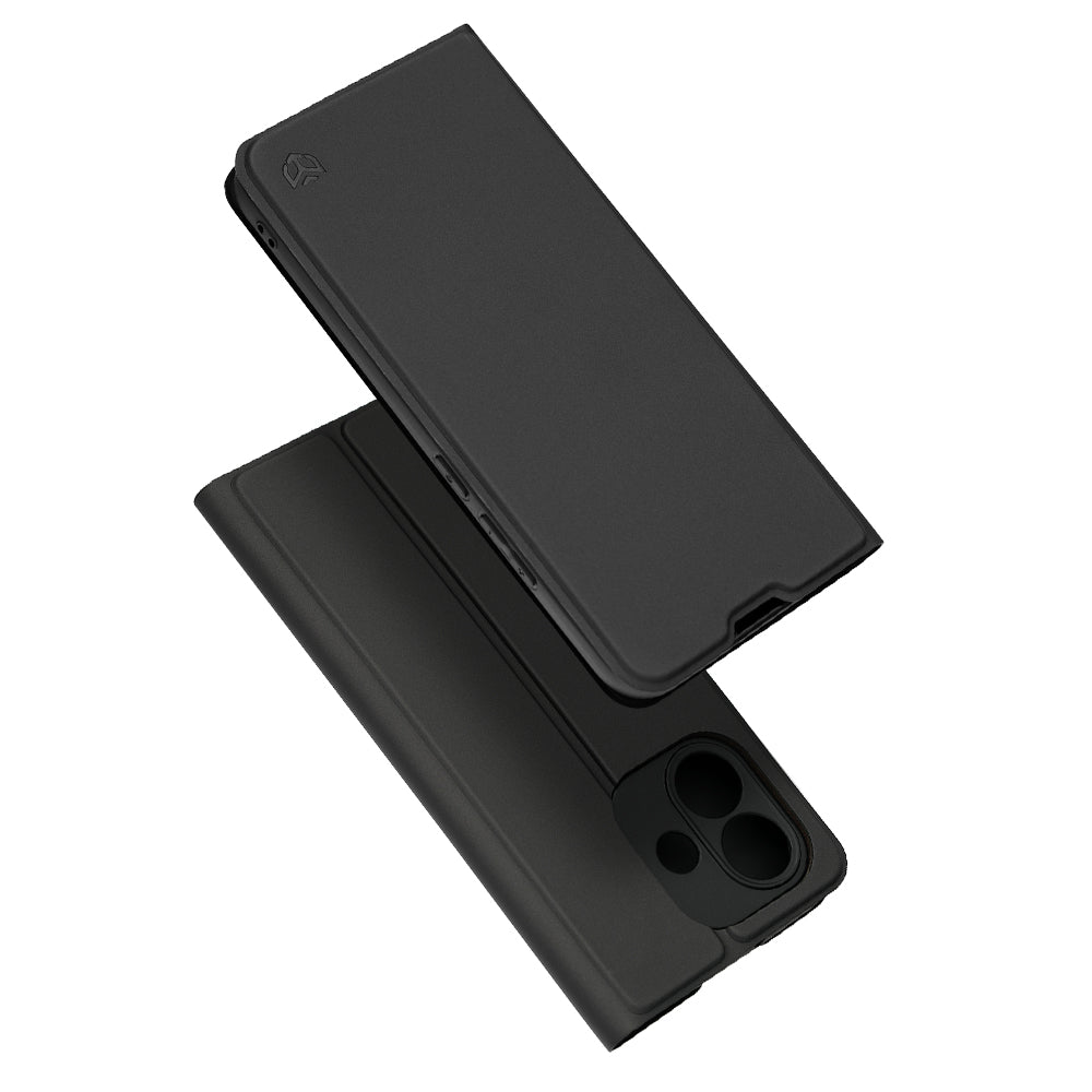 Suojakuori Xiaomi Redmi Note 17 4G / Note 17 5G -puhelimelle, Techsuit Magskin Book, musta